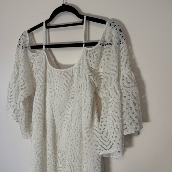 Lilly Pulitzer White Lace Dress Size M - Picture 7 of 7